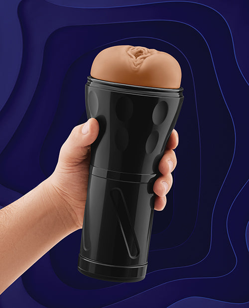 Forto Model V-20 Hard-Side Vagina Masturbator - Dark