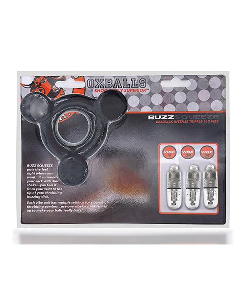 Oxballs Buzz Squeeze Ballstretcher Vibe - Clear