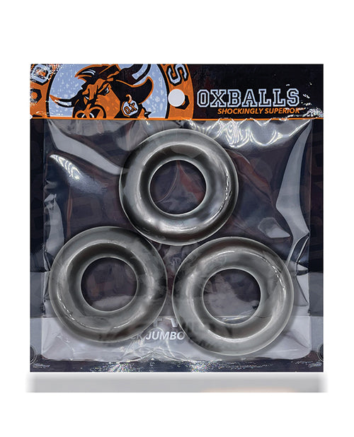 Oxballs Fat Willy 3 Pack Jumbo Cock Rings - Space Blue