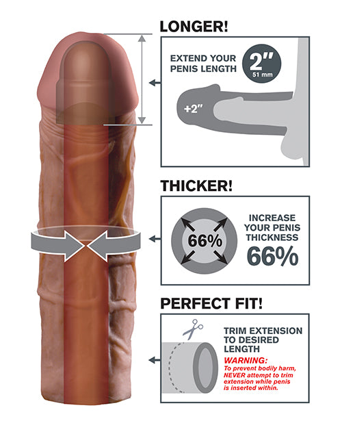 Fantasy X-tensions Mega 2" Extension - Flesh