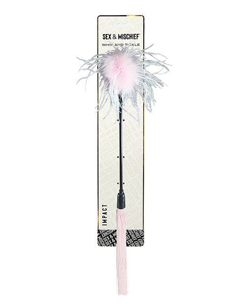 Sex & Mischief Whip & Tickle - Pink/White