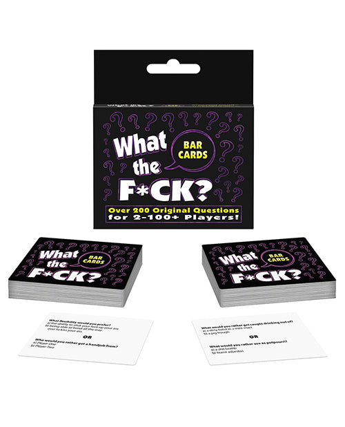 What the Fuck? Bar Cards