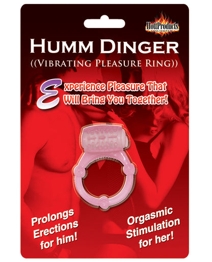 Humm Dinger Vibrating Cockring - Purple