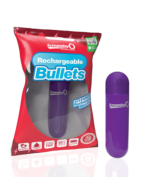 Screaming O Rechargeable Bullets - Pink