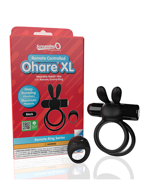 Screaming O Ohare Remote Controlled Vibrating Ring - XL Green