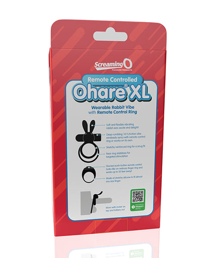 Screaming O Ohare Remote Controlled Vibrating Ring - XL Green
