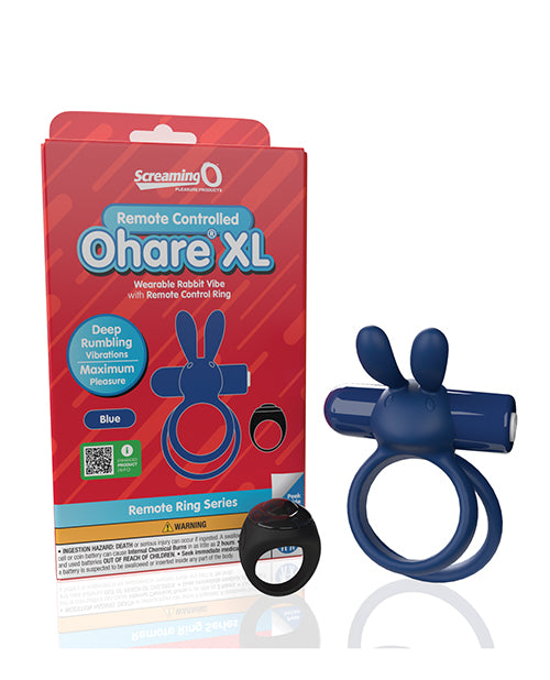Screaming O Ohare Remote Controlled Vibrating Ring - XL Green