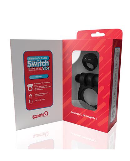 Screaming O Switch Remote Controlled Vibrating Ring - Blue