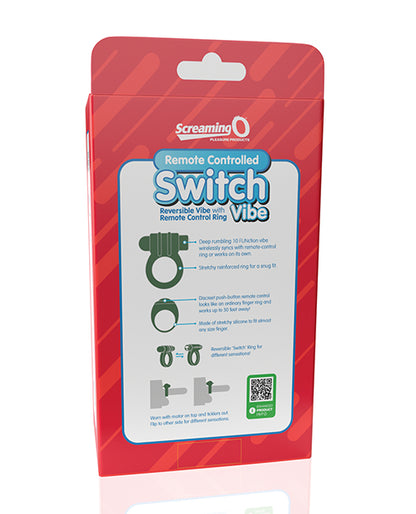Screaming O Switch Remote Controlled Vibrating Ring - Blue