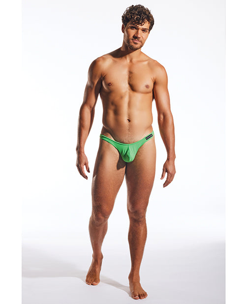 Cocksox Enhancing Pouch Thong - Palm Leaf Green LG