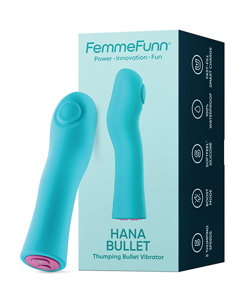 Femme Funn Hana Fingerlike Thumping Bullet - Dark Purple