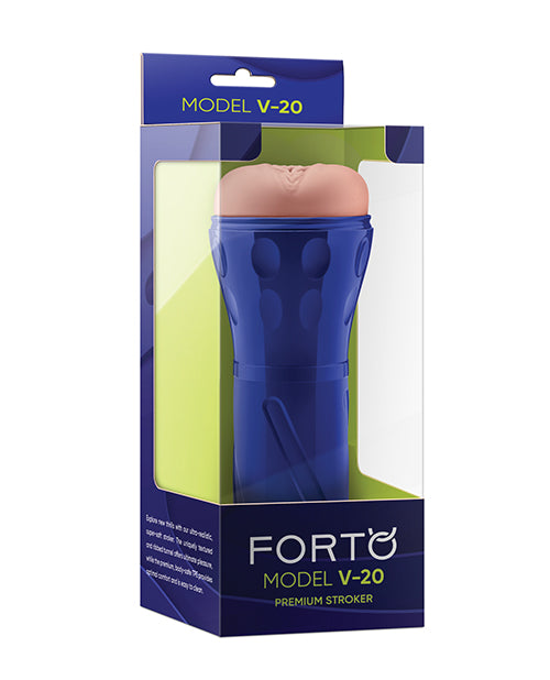 Forto Model V-20 Hard-Side Vagina Masturbator - Dark