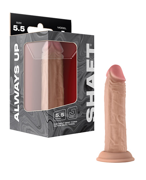 Shaft Model J Flexskin Liquid Silicone 5.5" Dong - Oak