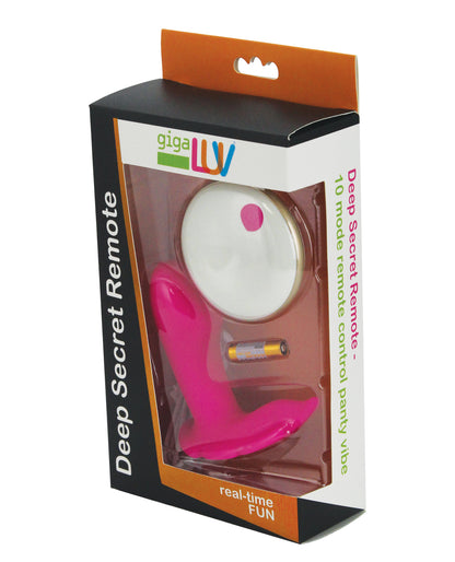 GigaLuv Deep Secret Remote - Blue