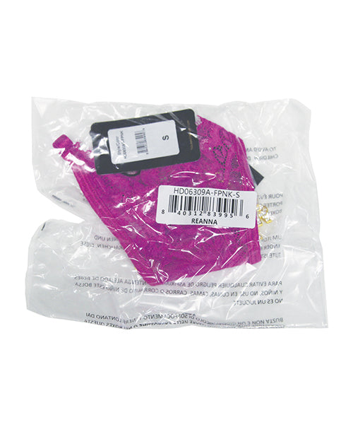 Reanna Lace & DESIRE Charm G-String - Pink XL