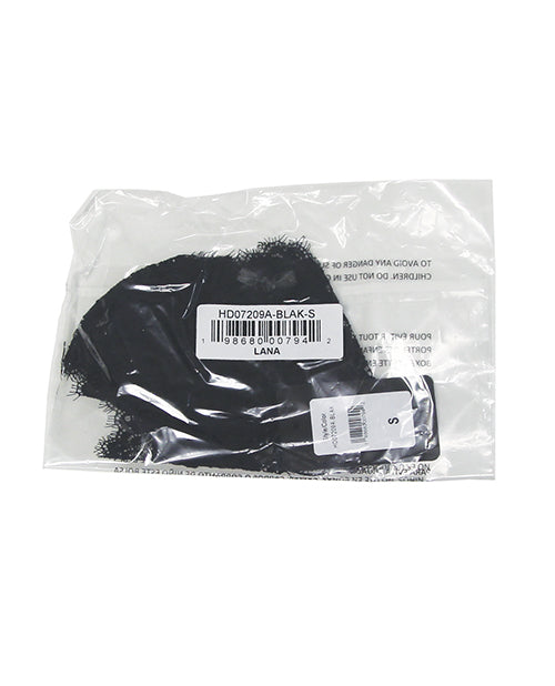 Lana Sheer Lace V-Thong - Black 1X/2X