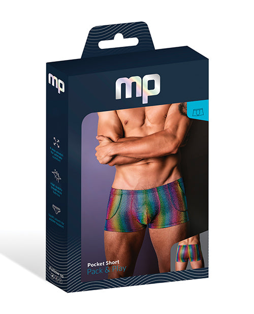 Pack & Play Pocket Short - Rainbow XL