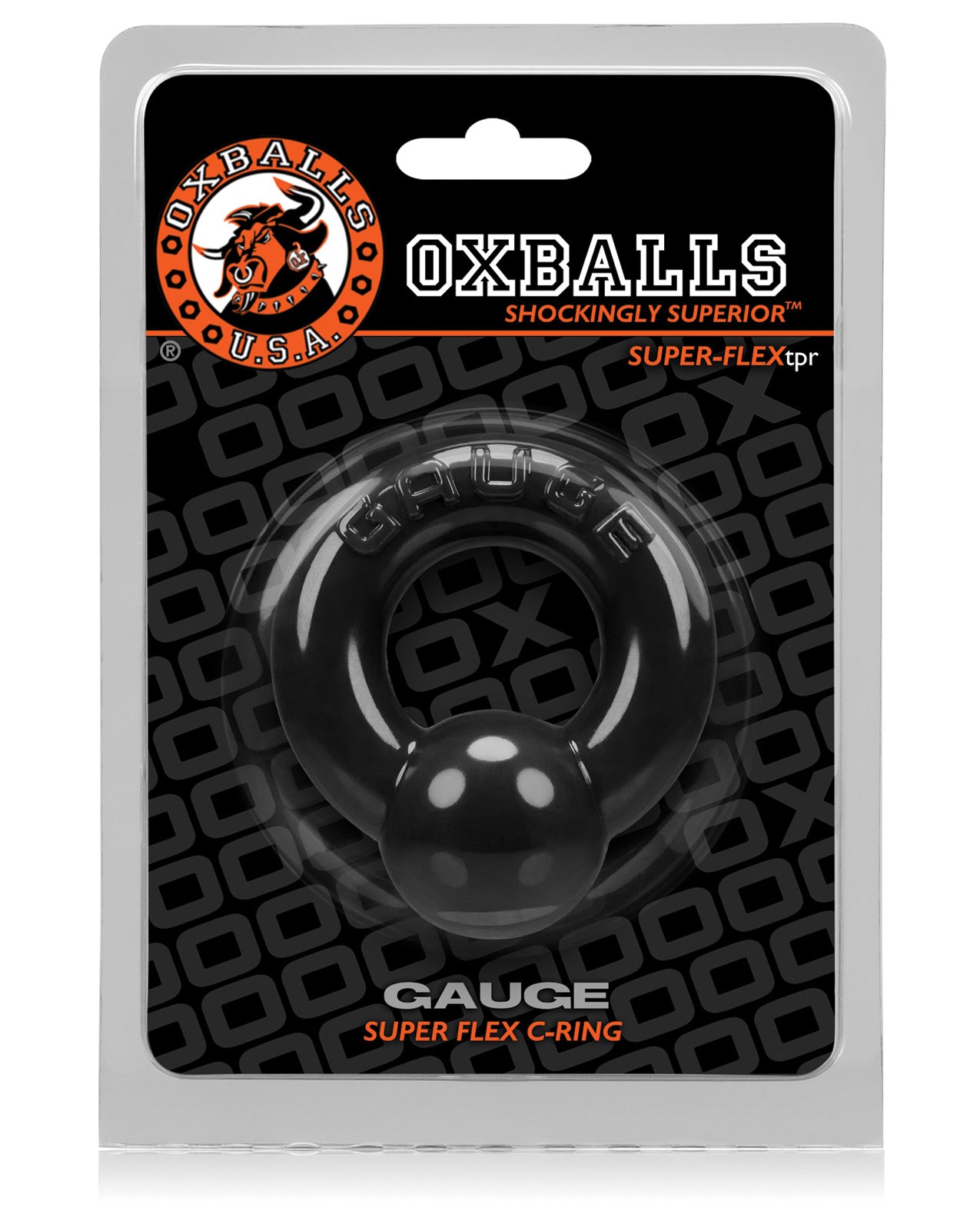 Oxballs Gauge Cockring - Police Blue