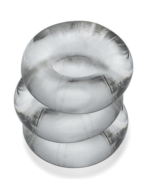 Oxballs Fat Willy 3 Pack Jumbo Cock Rings - Space Blue