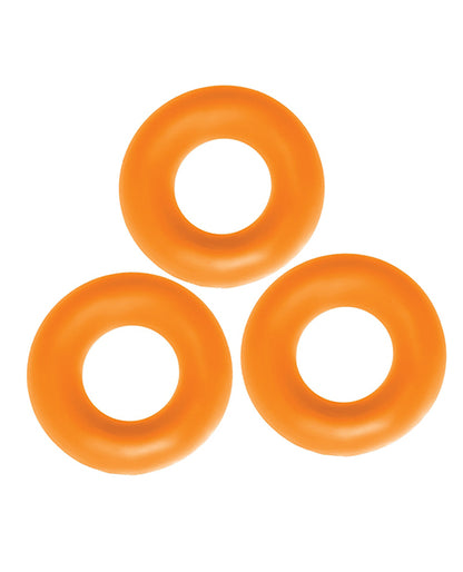 Oxballs Fat Willy 3 Pack Jumbo Cock Rings - Space Blue