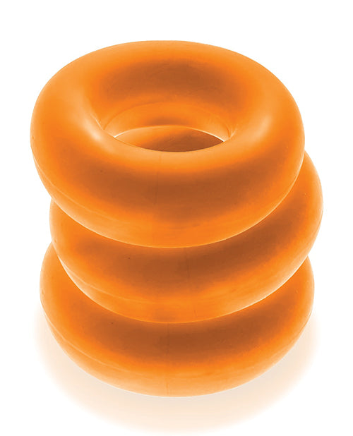 Oxballs Fat Willy 3 Pack Jumbo Cock Rings - Space Blue