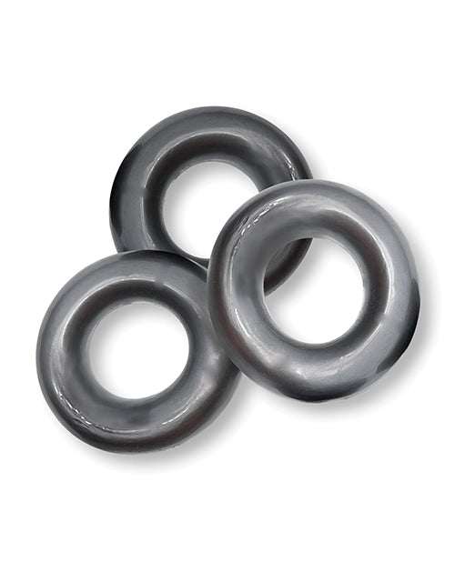 Oxballs Fat Willy 3 Pack Jumbo Cock Rings - Space Blue