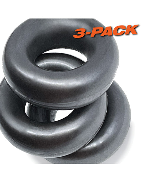 Oxballs Fat Willy 3 Pack Jumbo Cock Rings - Space Blue
