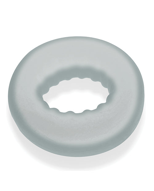 Oxballs Axis Rib Griphold Cockring - Black Ice