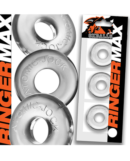 Oxballs Ringer Max 3 Pack Cockrings - Multi Color