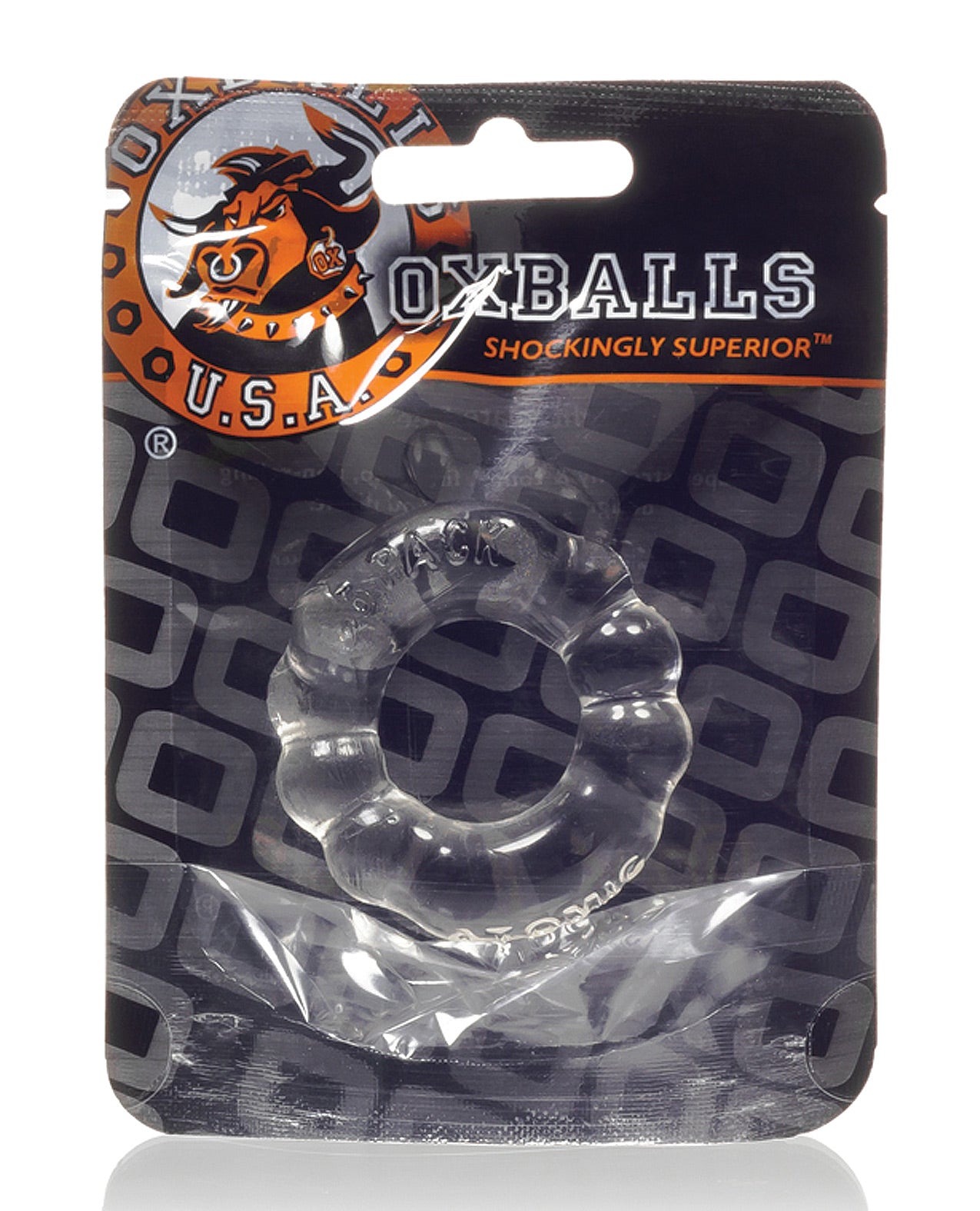 Oxballs Atomic Jock 6-Pack Shaped Cocking - Black