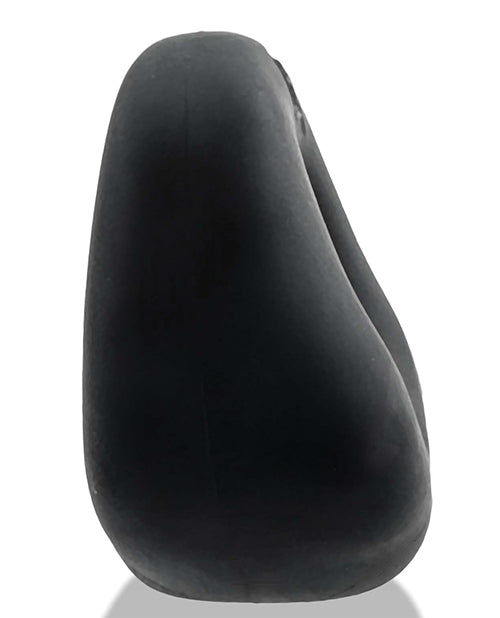 Hunky Junk Fit Bulge Hung-Style Cockring - Black Fog