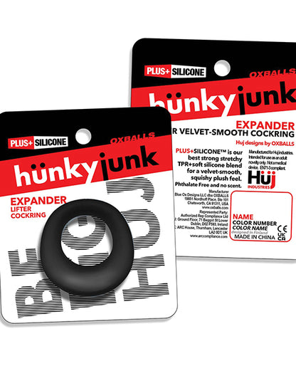 Hunky Junk Expander Slimmer Scoop Cockring - Clear Steam