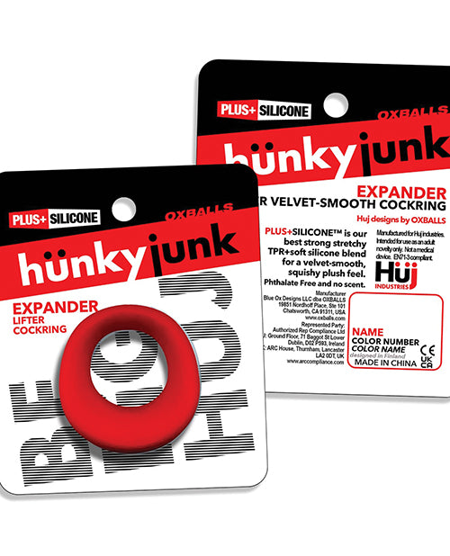 Hunky Junk Expander Slimmer Scoop Cockring - Clear Steam