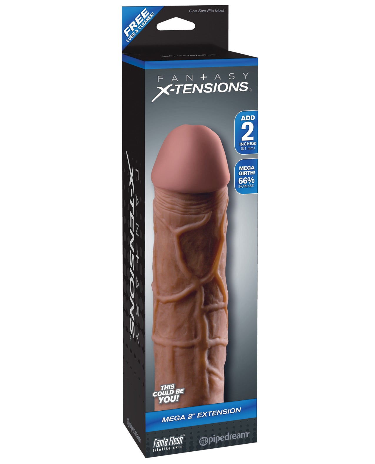 Fantasy X-tensions Mega 2" Extension - Flesh