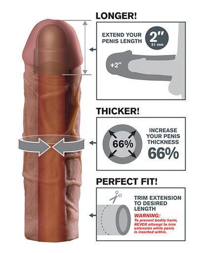 Fantasy X-tensions Mega 2" Extension - Flesh