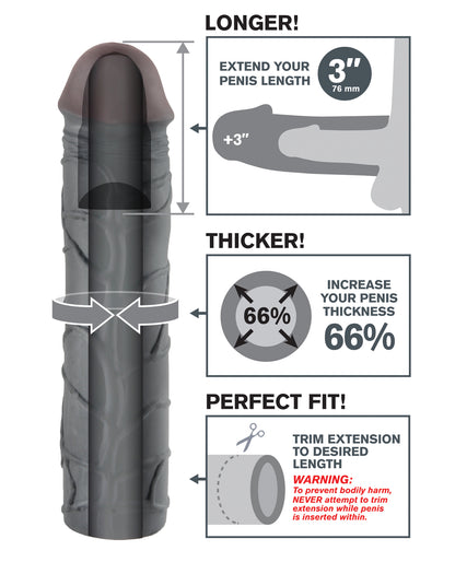 Fantasy X-tensions Mega 3" Extension - Flesh