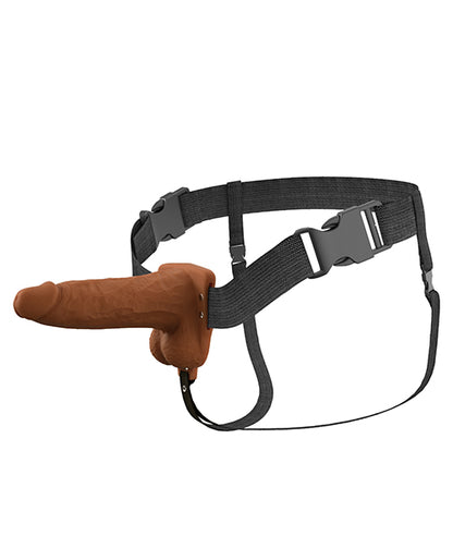 Fantasy X-Tensions Elite 6" Vibrating Hollow Strap-On - Light
