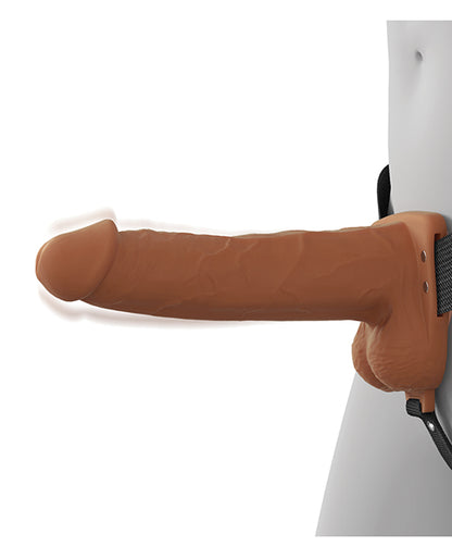 Fantasy X-Tensions Elite 7" Vibrating Hollow Strap-On - Light