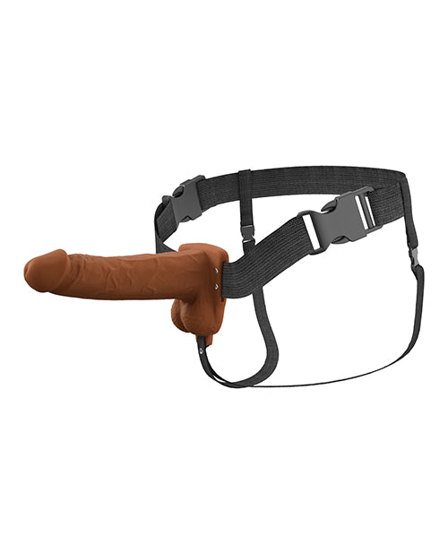 Fantasy X-Tensions Elite 7" Vibrating Hollow Strap-On - Light