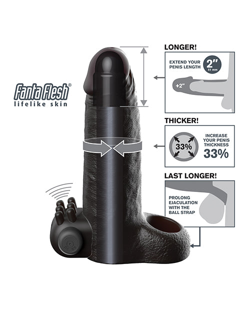 Fantasy X-Tensions Vibrating Real Feel 2" Extension - Light