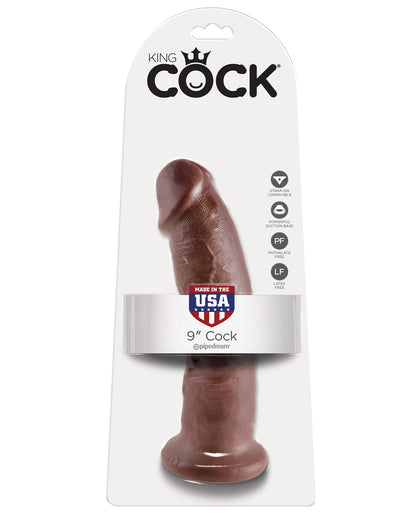 King Cock 9" Cock - Tan