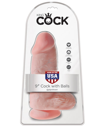 King Cock 9" Chubby - Tan