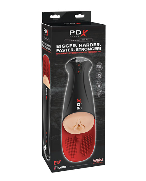 PDX Elite Fuck-O-Matic Pro XL Pussy Stroker - Brown