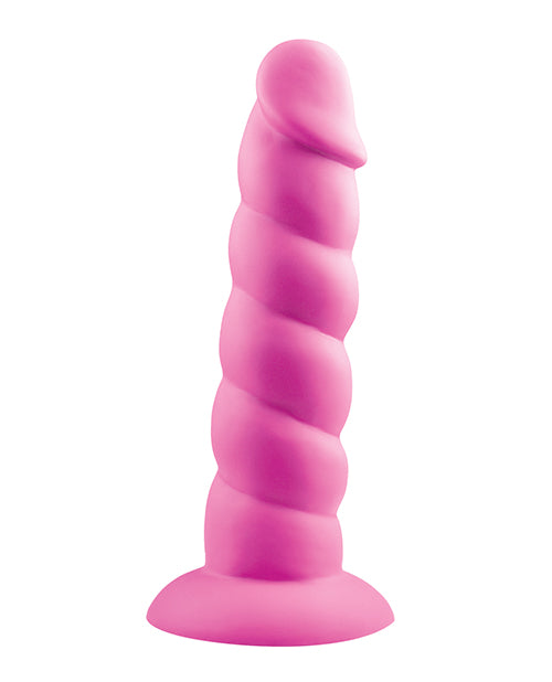 Rock Candy Suga Daddy 7" Silicone Dildo - Blue