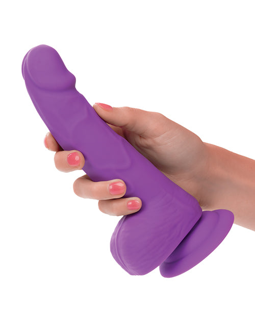 Silicone Studs Neon 6" Dildo - Pink