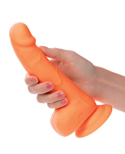 Silicone Studs Neon 6" Dildo - Pink