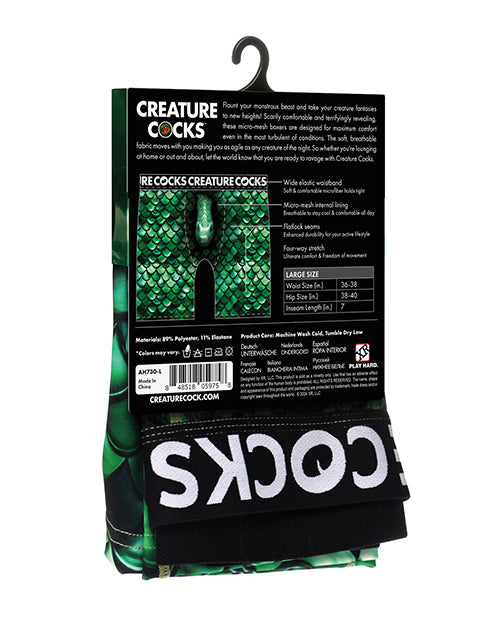 Creature Cocks - Creature Wear Cockness Monster Lake Creature Boxer Shorts - MD