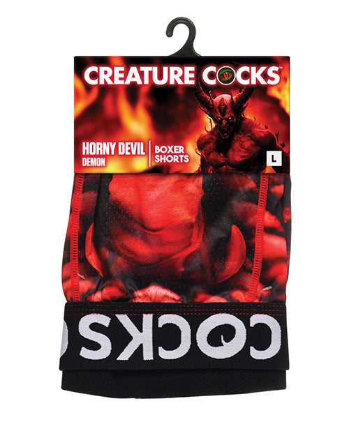 Creature Cocks - Creature Wear Horny Devil Demon Boxer Shorts - SM