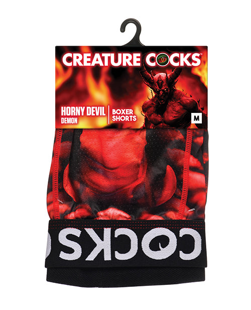 Creature Cocks - Creature Wear Horny Devil Demon Boxer Shorts - SM